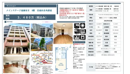 メインステージ南麻布Ⅱ 2-23号 0