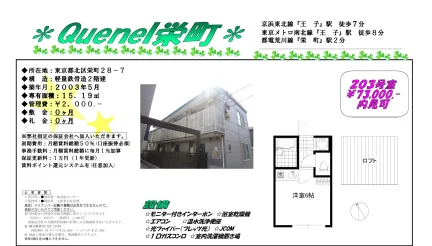 Quenel栄町 203号 0