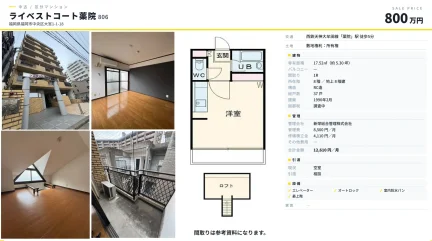 ライベストコート薬院 806 806号 0
