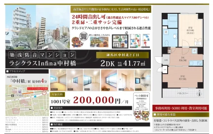 ラシクラス Infina 中村橋 1001号 0