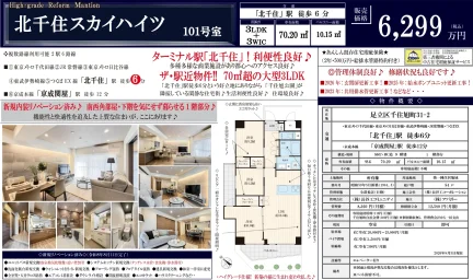 北千住スカイハイツ 101号室 0