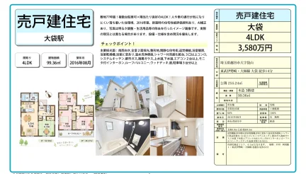 大袋 4LDK 0