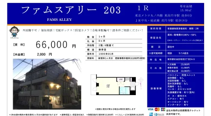 ファムスアリー 203号 0
