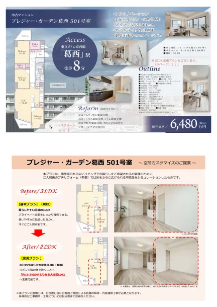 プレジャー・ガーデン葛西 501号 0