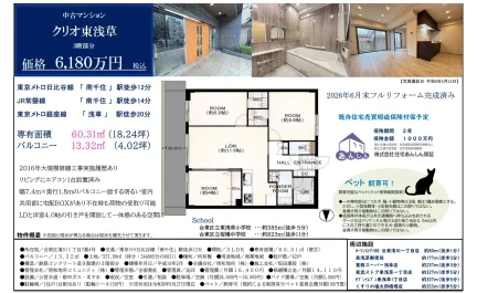 クリオ東浅草 3LDK 0