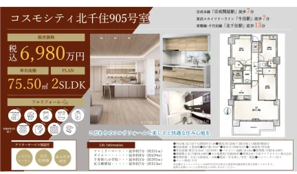 コスモシティ北千住 905号 0