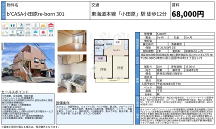 CASA小田原re-born 301号 0