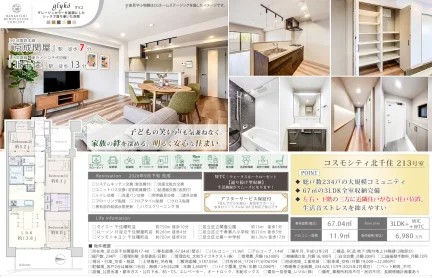 コスモシティ北千住 213号 0