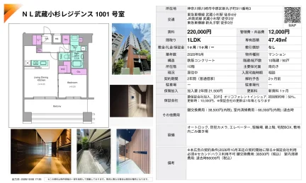 NL武蔵小杉レジデンス 1001号 0
