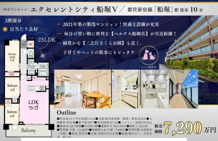 エクセレントシティ分船堀V 3-205号 0