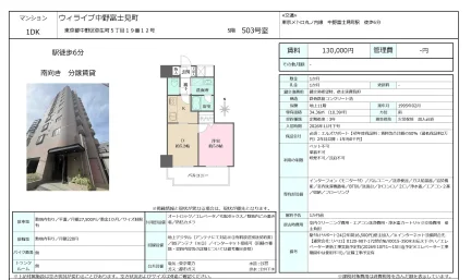 ウィライブ中野富士見町 503号 0