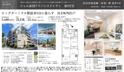 ジェム赤羽アドバンスドシティ 203号室 0