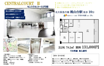 セントラルコート 2号館 706号 0