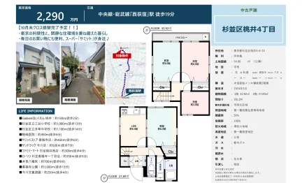 杉並区桃井4丁目 中古戸建 3SLDK 0