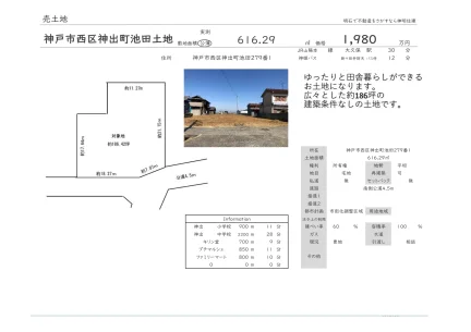 Land in Kandecho ikeda 0