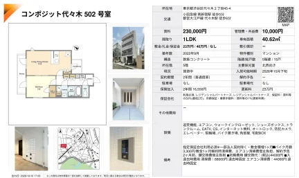 コンポジット代々木 502号 0