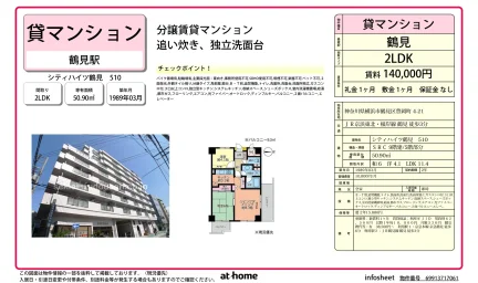 シティハイツ鶴見 510号 0