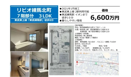 リビオ練馬北町 7階部分 0