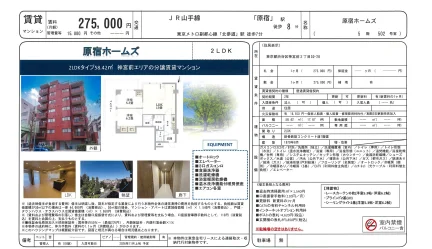 原宿ホームズ 502号 0