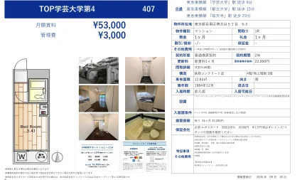 TOP学芸大学第4 407 0