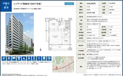 レジディア西麻布 901号 0