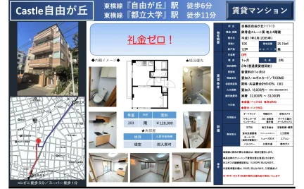 Castle 自由が丘 203号 0