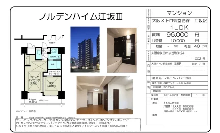 ノルデンハイム江坂Ⅲ 1002号 0