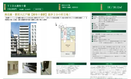 TIDA麻布十番 0401号 0