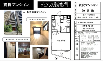 デュアレス愛宕虎ノ門 305号室 0