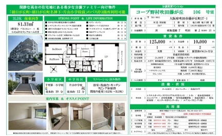 コープ野村吹田藤が丘 106号 0