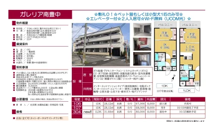 ガレリア南豊中 106号 0