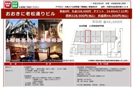おおきに老松通りビル 103号 0