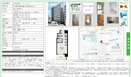 S-RESIDENCE新大阪Ridente 806 0