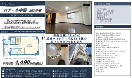 ロアール中野 202号 0