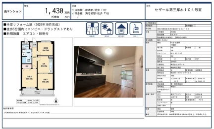 セザール第三厚木 104号 0