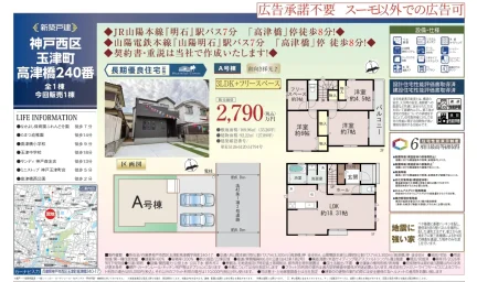 Brand New 3-Bedroom House in Tamatsucho kozubashi 0