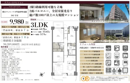 朝日クレス・パリオ門前仲町東館 502号 0
