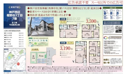 Brand New 3-Bedroom House in Kashinodai 0