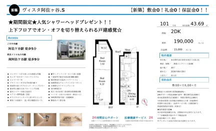 ヴィスタ阿佐ヶ谷.S 101号 0