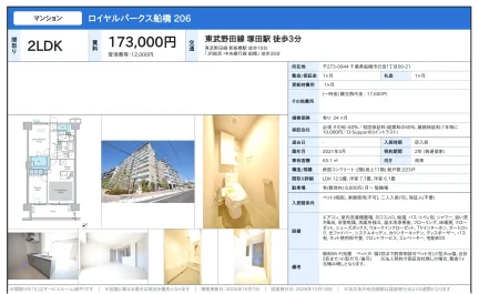 ロイヤルパークス船橋 206 0