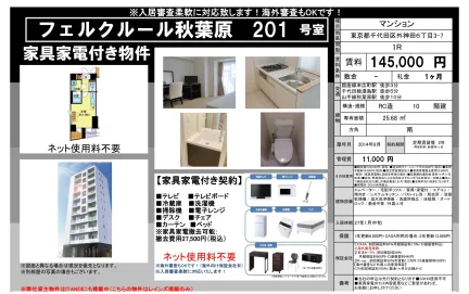 フェルクルール秋葉原 201号 0