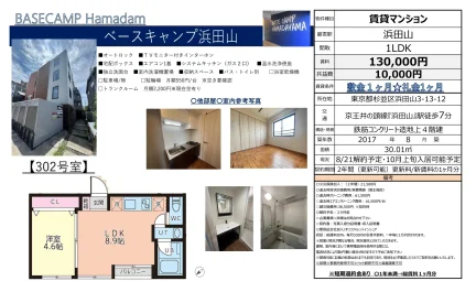 ベースキャンプ浜田山　３０２号室 0