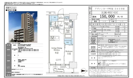 アヴァンカーサ町屋 505号 0