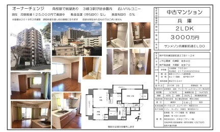 2-Bedroom Condo Near Station in Ekimaedori 0
