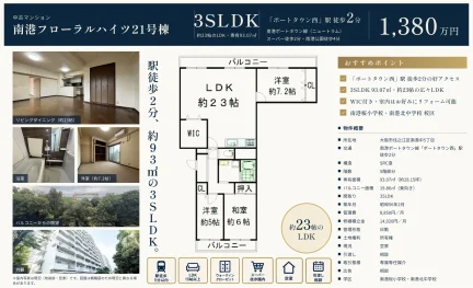 南港フローラルハイツ21号棟 0