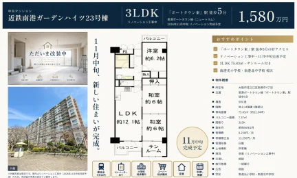近鉄南港ガーデンハイツ23号棟 0