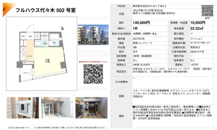 フルハウス代々木 502号 0