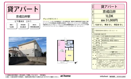 ビラ青木B 201号 0