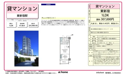 コンフォリア新宿イーストサイドタワー 0