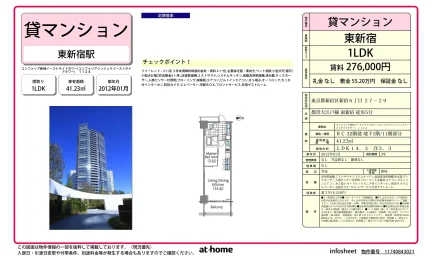 コンフォリア新宿イーストサイドタワー 0